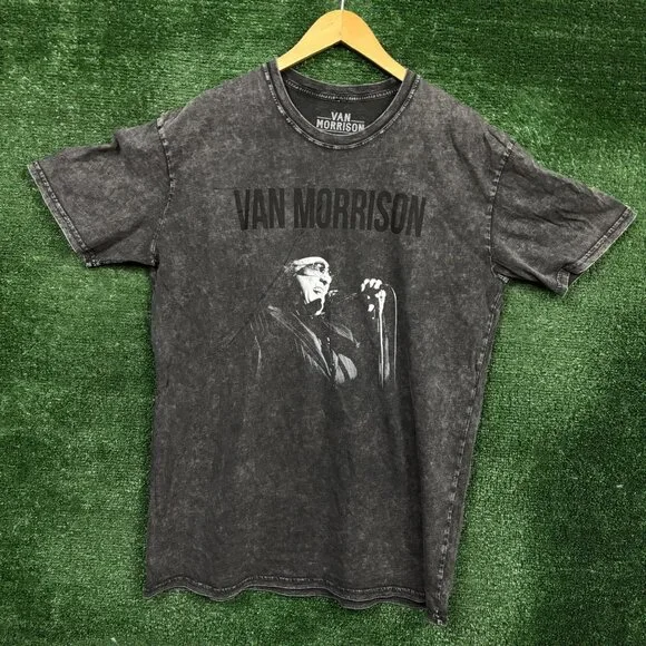 Van Morrison Graphic Vintage Style Acid wash T-shirt size XL - Picture 3 of 4